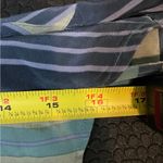 100% silk Bridgetown Collection striped wrap skirt size small Blue Photo 9