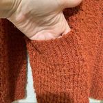 Ecote Urban Outfitters Orange Chunky Knit Open Front Cardigan Sweater Womens S Photo 2