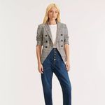 Veronica Beard Empire Plaid Blazer Size 2 Dickey compatible Photo 2