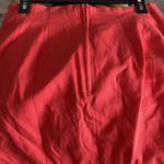 Sag Harbor NWT  Coral Linen & Cotton Skirt Rear Zip size 14 Photo 3
