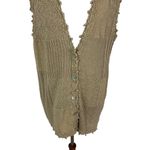 Cambridge Dry Goods Knit Vest Small Brown Sweater NWT Cottagecore Photo 1