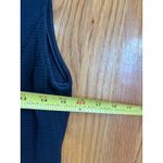 Armani Collezioni  Navy Blue Textured Sleeveless Sheath Dress Size 8 Photo 4