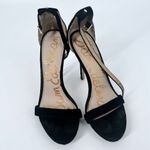 Sam Edelman  Eleanor Black Suede Sandal Heels Size 8 Photo 1