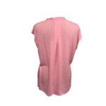 Matilda Jane  Folly Beach Knot Front Top Pink Womens Large V Neck Casual Fit Tops Photo 2