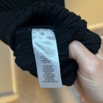 Elie Tahari Ribbed Smocked Fitted Black Sweater Photo 5