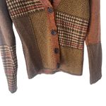 Bob Timberlake Women's Size Small Academia Houndstooth Button Up Sweater Photo 2