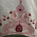 Free People Blue Adriana Woven Tee Embroidered Crop XS Boho Beach Photo 3