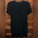 Vintage MARIANNA Embellished Beaded Black Formal Sheath Dress Size 6 Photo 4