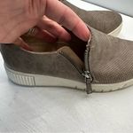 SOUL Naturalizer Turner Taupe Slip On Sneaker Perforated Side Zip Shoes Womens 8 Brown Photo 6
