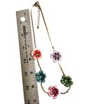 Multicolor Enamel Flower Choker Necklace Photo 6
