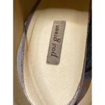 Paul Green Cayanne Leather Metallic Smoke Peep Toe Sandal Bootie Size 6.5 Photo 9