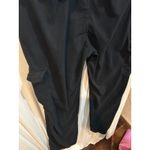 ZARA  Black Utility Cargo Pants Womens Size 8 Relaxed Fit‎ Pockets Photo 3