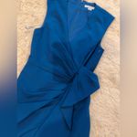 NEW KAY UNGER Dark Ink Frances Column Sleeveless Gown Sz 6 Blue Photo 2