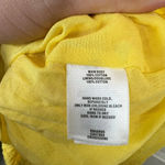 Caslon Women's Yellow Midi Tie Strap Dress Size M Sleeveless 100% Cotton Smocked Photo 10