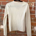 Magaschoni V-neck cashmere sweater cream size M Photo 4