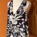 Lush Clothing Lush Boho Tropical Flowers Plunging Tank Top Photo 9