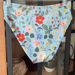 Summersalt  high leg bikini bottoms mid rise Strawberry fields butterfly flowers Photo 1