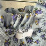 Storia Smocked Floral Crop Top and Mini Skirt Set top Large skirt small Photo 8