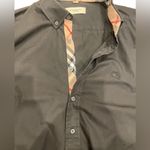 Burberry London Black Long Sleeve Button Up Shirt Photo 2