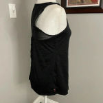 Spanx  Streamlined Mesh Back Sleeveless Activewear Tank Top Black Women's Small Photo 1