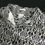 Chico's  Women's Button Down Shirt Abstract Print 3/4 Sleeve‎ Photo 3