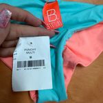 B. Swim Punchy Multi Bikini Bottom Blue Size M Photo 2