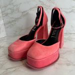 Gianni Bini OTTEN Suede Ankle Strap Platform Pumps Size 6.5 M Barbie cute girly Pink Photo 2