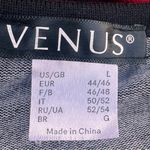 Venus  Red and Black Buttoned Long Sleeve Top Photo 12