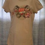 Ladies sz XL Hot Leathers Daytona Bike Week Shirt Gray Photo 0