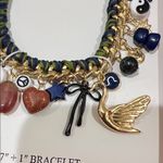 Atterri | Artisan Boho Charm Bracelet ~ Gold Tone Photo 2