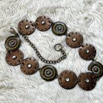 Boho chain circle belt Brown Photo 0