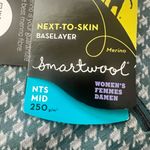 Smartwool NWT  Women’s NTS Mid 250 Zip T Base Layer Top Sea Pine Heather Size M Photo 4