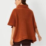 Ann Taylor  Ribbed Zip Poncho Sweater Size XS/S
Wool Blend Photo 1
