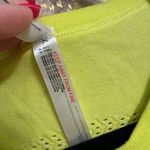 Free People  Movement Modal Mesh Cropped Lime Green Stretch Tank Top XS/S Photo 3