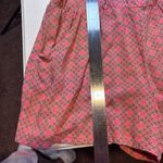 Matilda Jane Pink and Blue Geometric Romper Size Medium Photo 10