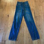 ZARA seam front high rise tapered straight leg jeans 2 Photo 1