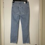 Paige  blue hoxton slim crop distressed blue denim jeans size US 27 Photo 5