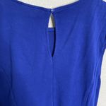 New York & Co Cobalt Blue Belted Middle Career Work Dress Small Photo 7