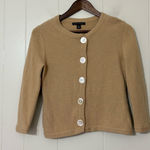 Banana Republic Angora Rabbit Hair Cardigan Camel Beige Size MP Petite Photo 0