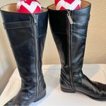 Frye  Women’s 6.5 Molly Knee High Tall Black Leather Riding Boots Photo 6