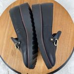 ALDO  Yolanda Wedge Heel Slip On Loafer Shoes‎ Black 9 Preppy Classic Photo 5