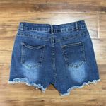 Ms‎ Maggie Women's Sz 4 Destructed Denim Shorts Distressed Cut Off Blue Jean Photo 3