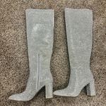 INC Phebe Rhinestone Over The Knee Boots Silver Size 6 Photo 6