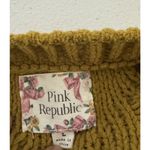 Pink republic   Cable Knit Crew Neck Sweater Size M‎ Photo 3