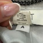 Loft White Black Thin Pinstripe Blazer sz 12P Wide Leg sz 8 Pant Suit NEW Tags Photo 2