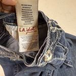 L.A. Idol USA Jeans Women's Size 7 Rhinestone Embellished Bootcut Denim Photo 5