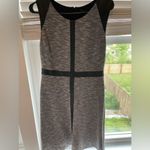 Noir gray and faux leather dress Photo 1