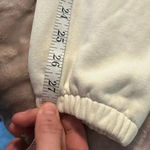 Oh Polly  Sweat Joggers Size 4 Cream Sweatpants Active Athleisure Casual Photo 5