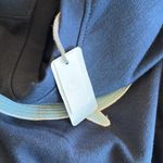 NWT Monica + Andy Crewneck Embroidered Whale Patch Sweatshirt Large Blue Photo 8