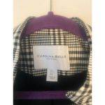 Carolina belle  Black and White Plaid Jacket Size‎ Small Photo 1